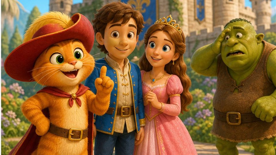 Final del cuento El gato con botas