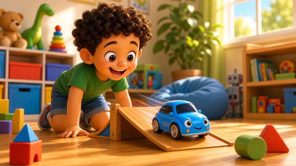 Final del cuento El coche de Leo