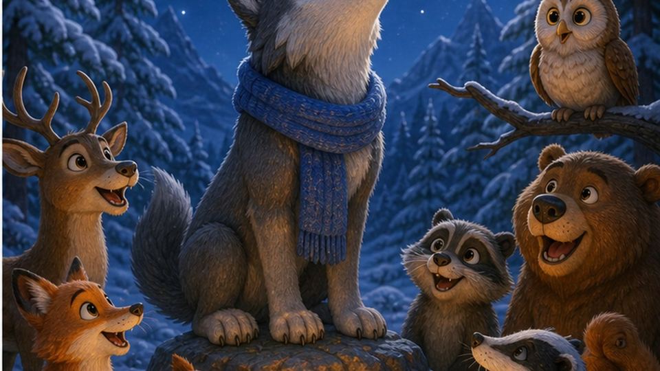 Final del cuento El lobo Luis