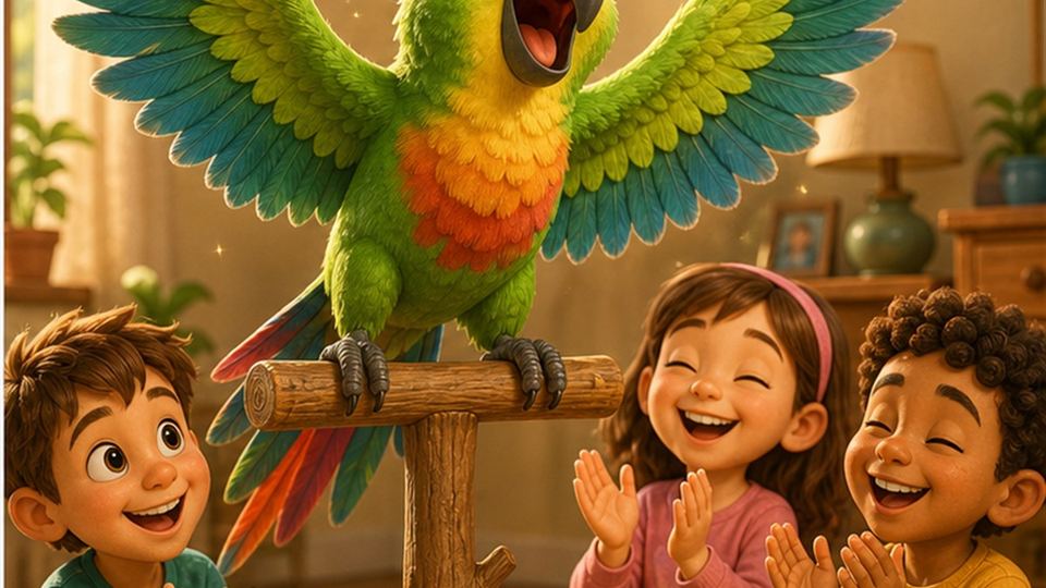 Final del cuento El loro Piro