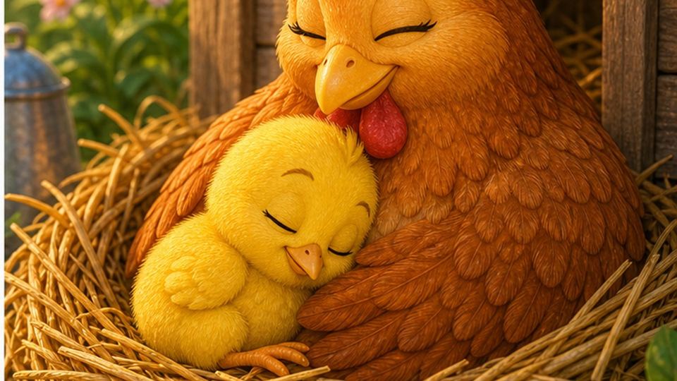 Final del cuento El pollito Pío