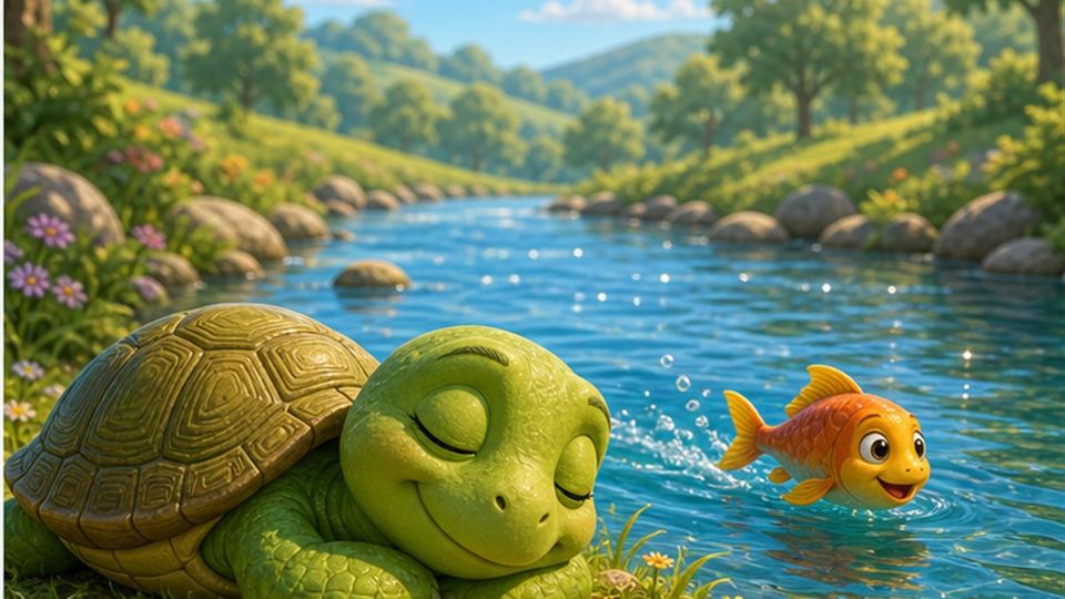 Final del cuento La tortuga Tara