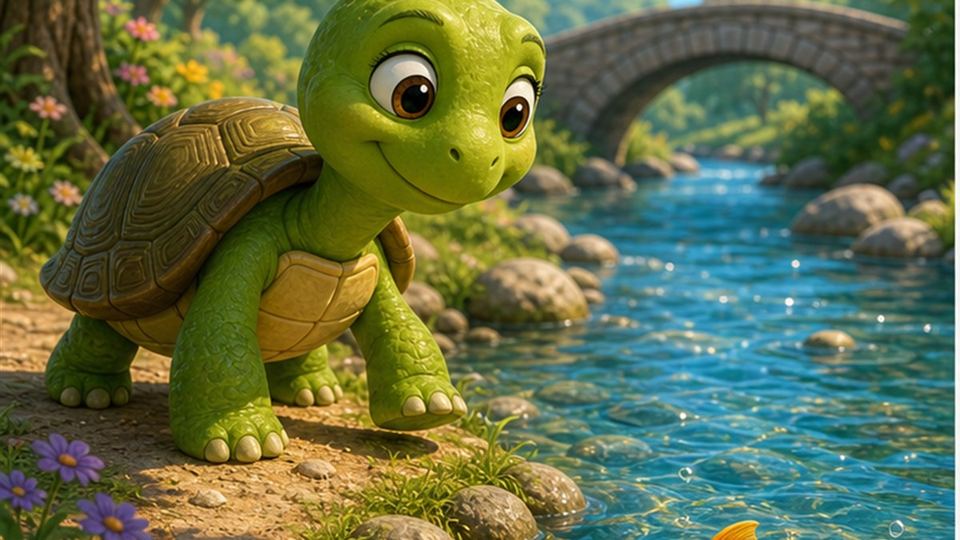 Ilustración del cuento La tortuga Tara