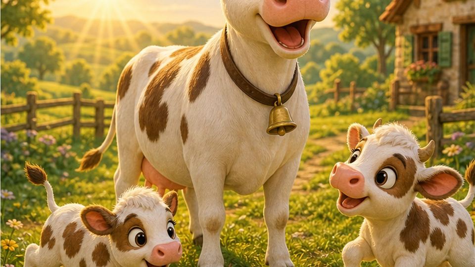 Final del cuento La vaca Veva