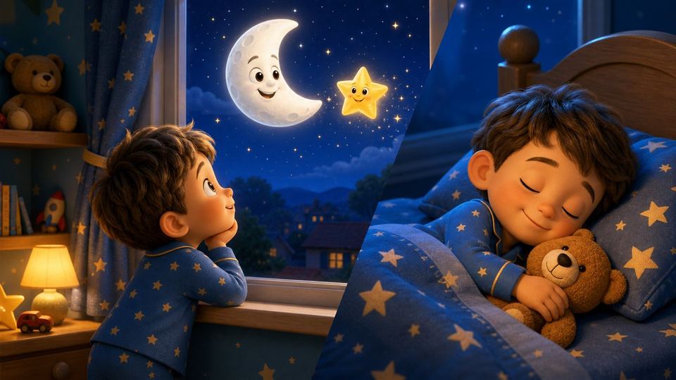 Final del cuento La luna y la estrella