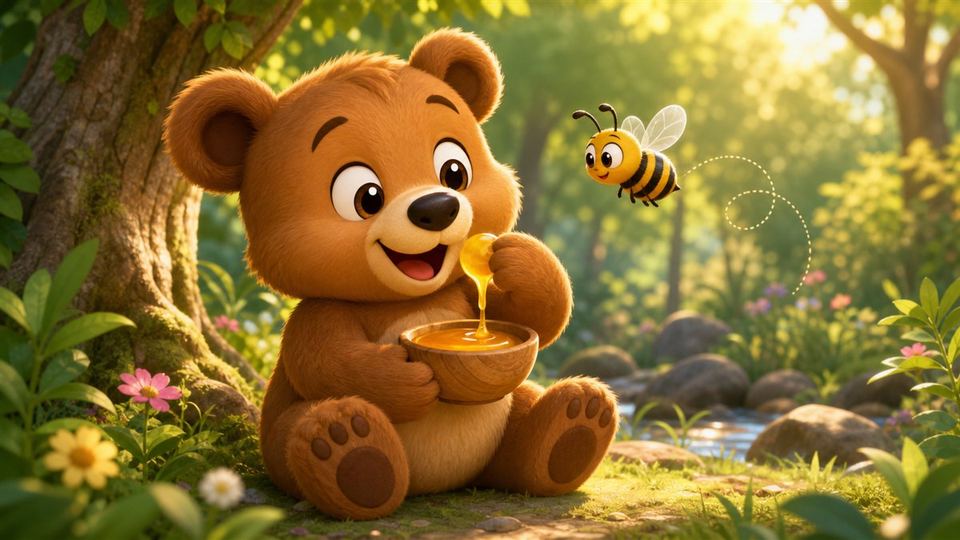 Final del cuento Mimo el oso