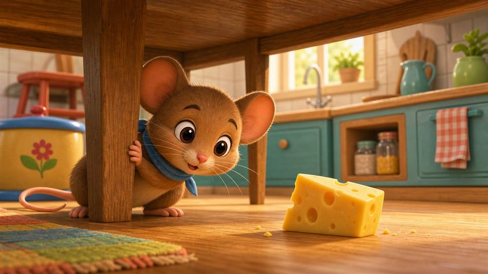 Ilustración del cuento El ratón Tin