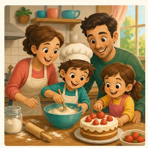 Ilustración: En familia