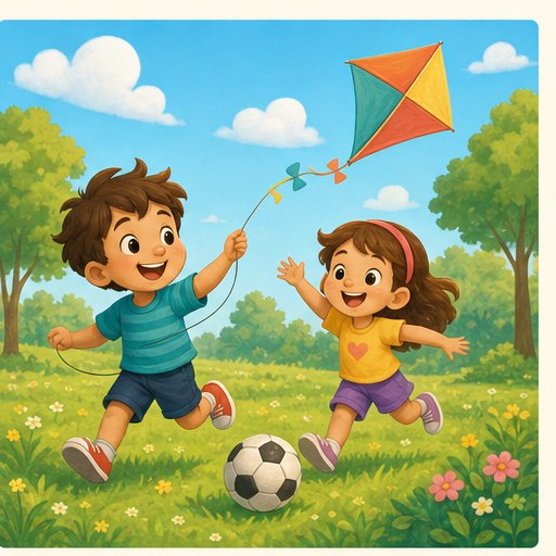 Ilustración: En el parque